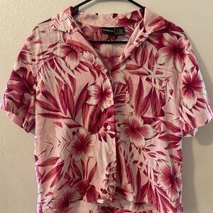 Erika Pink Floral Women's Top